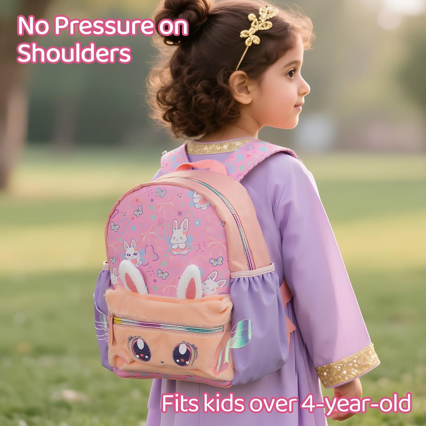 Kids Backpack for Boys Girls – Lightweight Cartoon Toddler School Bag, Preschool Backpack with Comfortable Straps for Children Age