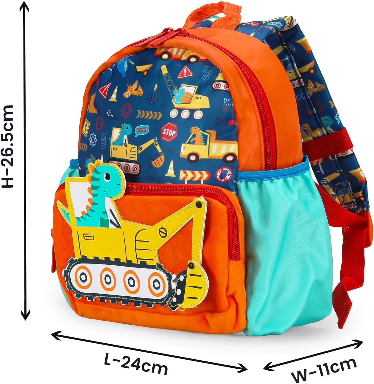 Kids Backpack for Boys Girls – Lightweight Cartoon Toddler School Bag, Preschool Backpack with Comfortable Straps for Children Age