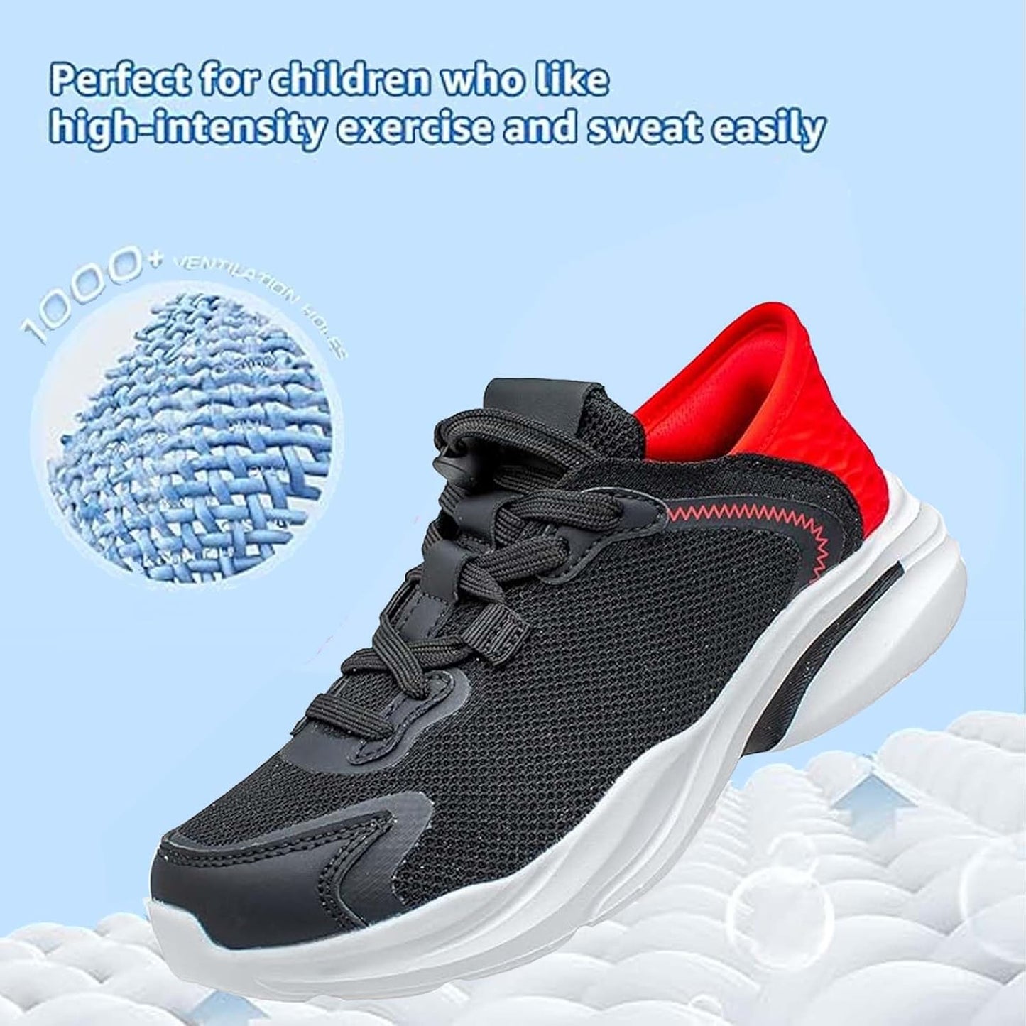 Lightweight and Breathable Sneaker Shoes for Kids & Adult - Slip On Sport and Running Shoes Walking Shoes