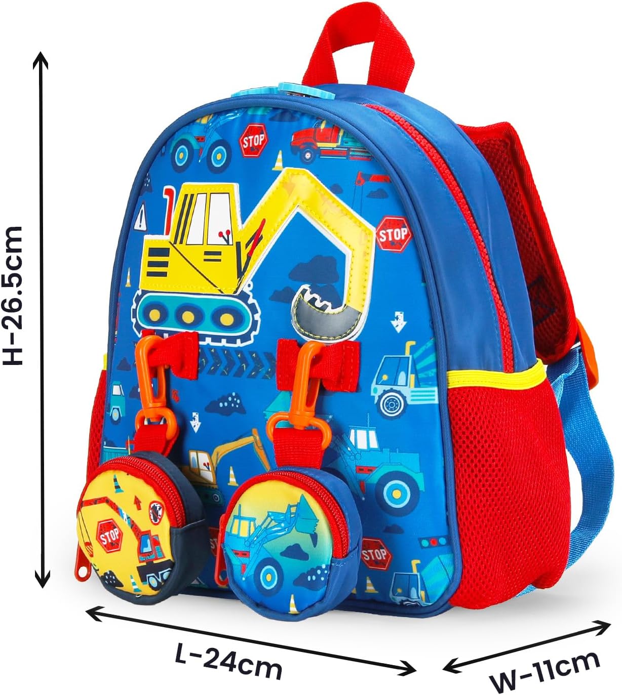 Kids Backpack for Boys Girls – Lightweight Cartoon Toddler School Bag, Preschool Backpack with Comfortable Straps for Children Age