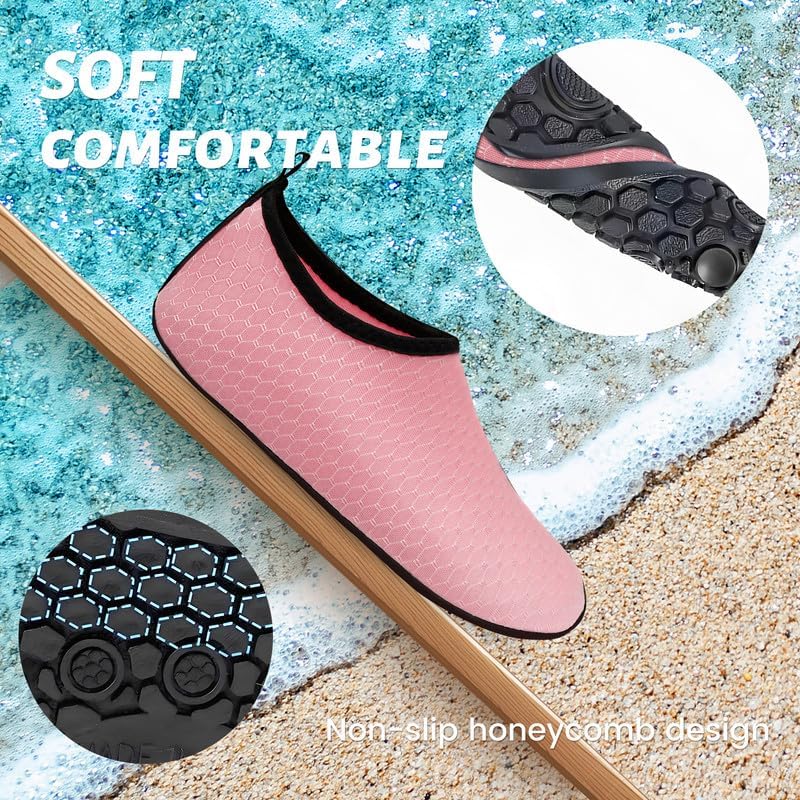 Water Shoes for Men & Women Quick Drying Comfortable Non-Slip Aqua Socks for Beach, Pool Yoga Footwear
