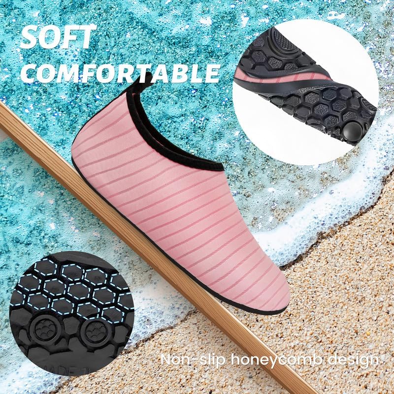 Water Shoes for Men & Women Quick Drying Comfortable Non-Slip Aqua Socks for Beach, Pool Yoga Footwear