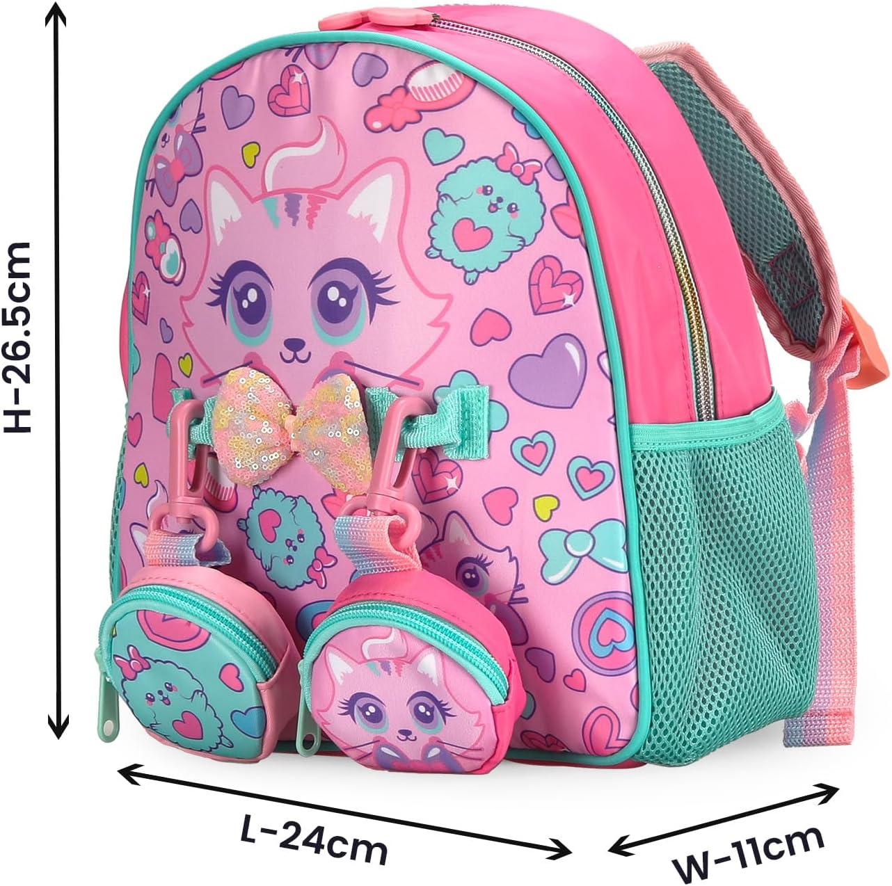 Kids Backpack for Boys Girls – Lightweight Cartoon Toddler School Bag, Preschool Backpack with Comfortable Straps for Children Age