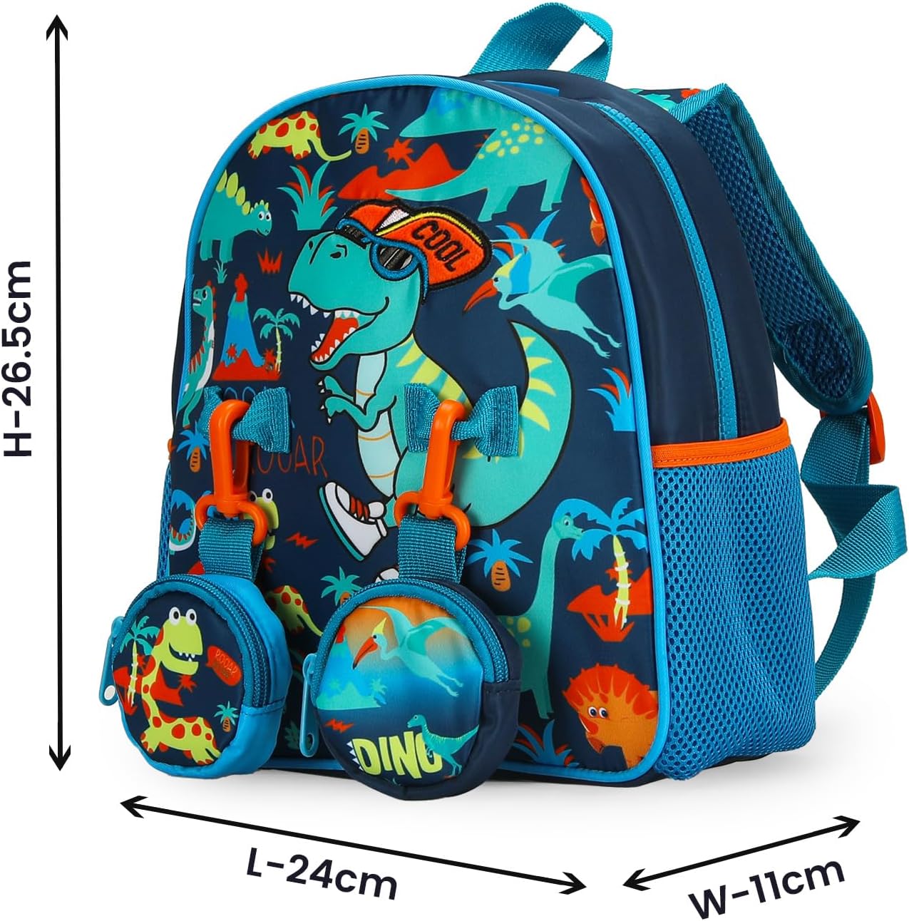Kids Backpack for Boys Girls – Lightweight Cartoon Toddler School Bag, Preschool Backpack with Comfortable Straps for Children Age
