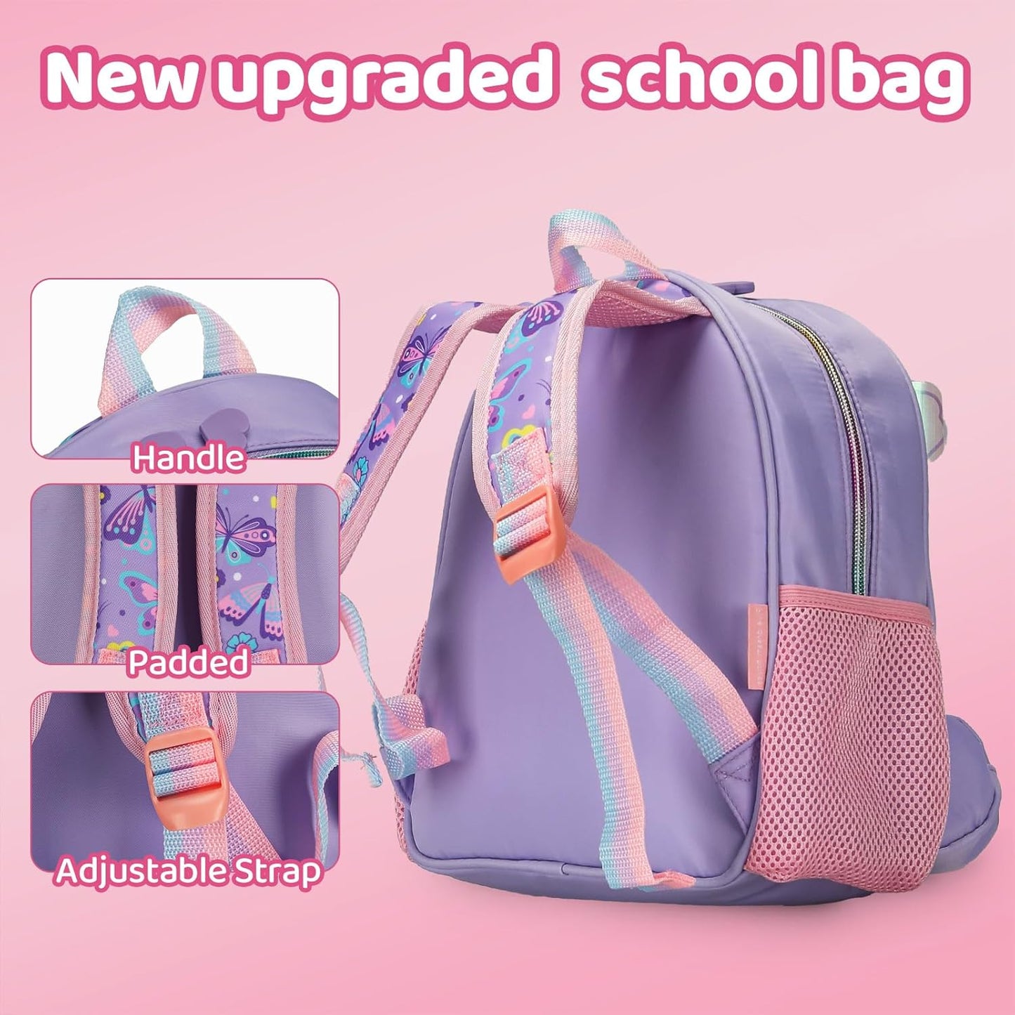 Kids Backpack for Boys Girls – Lightweight Cartoon Toddler School Bag, Preschool Backpack with Comfortable Straps for Children Age