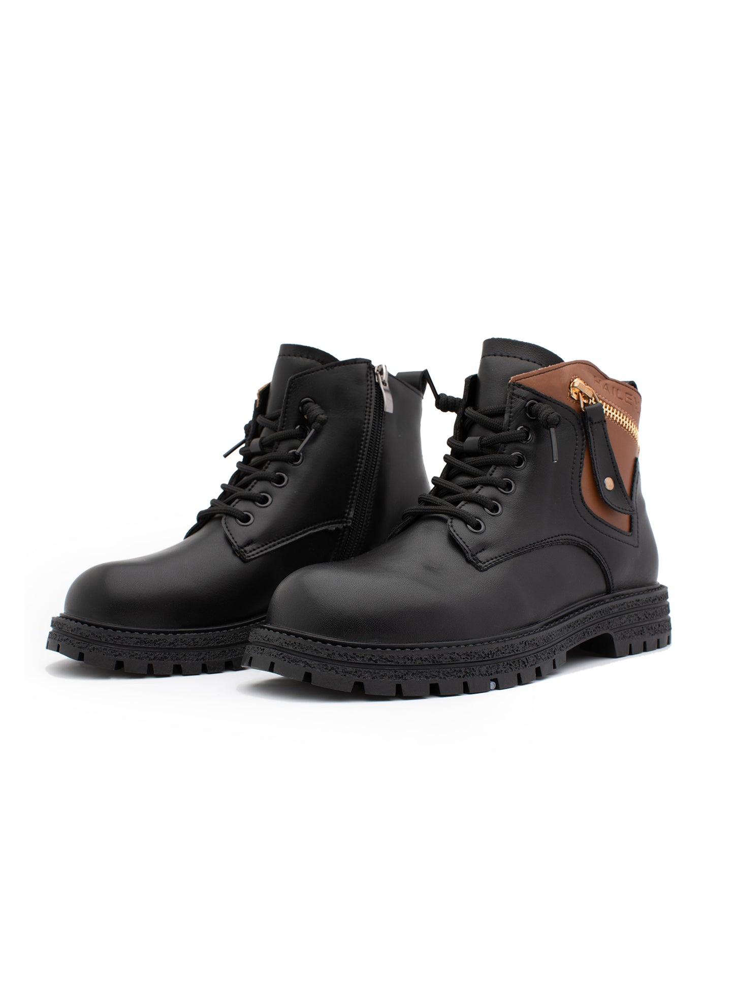 Lucky Kids Lace-Up Ankle Boots