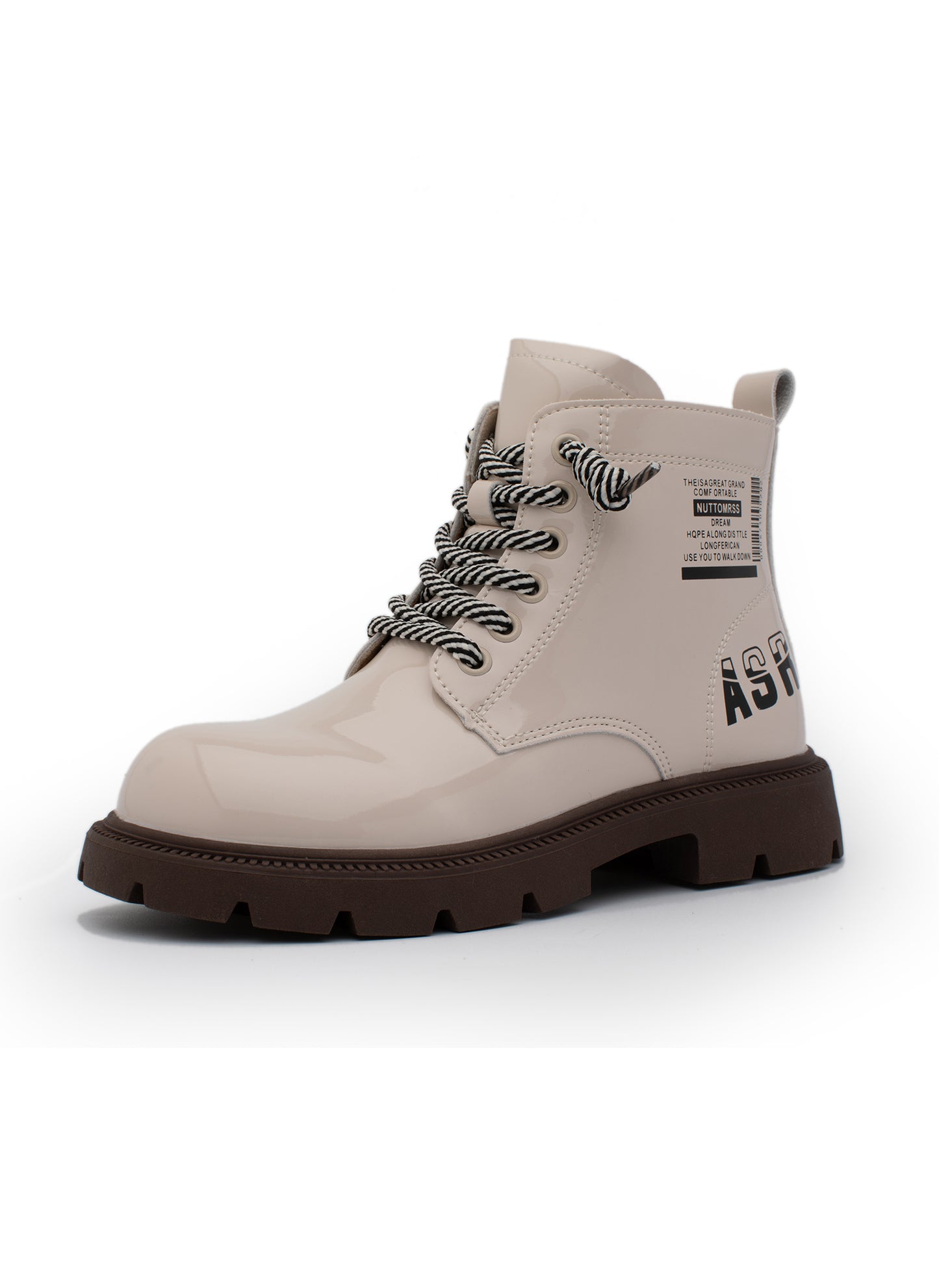 Lucky Kids Side Zipper Lace Up Boots