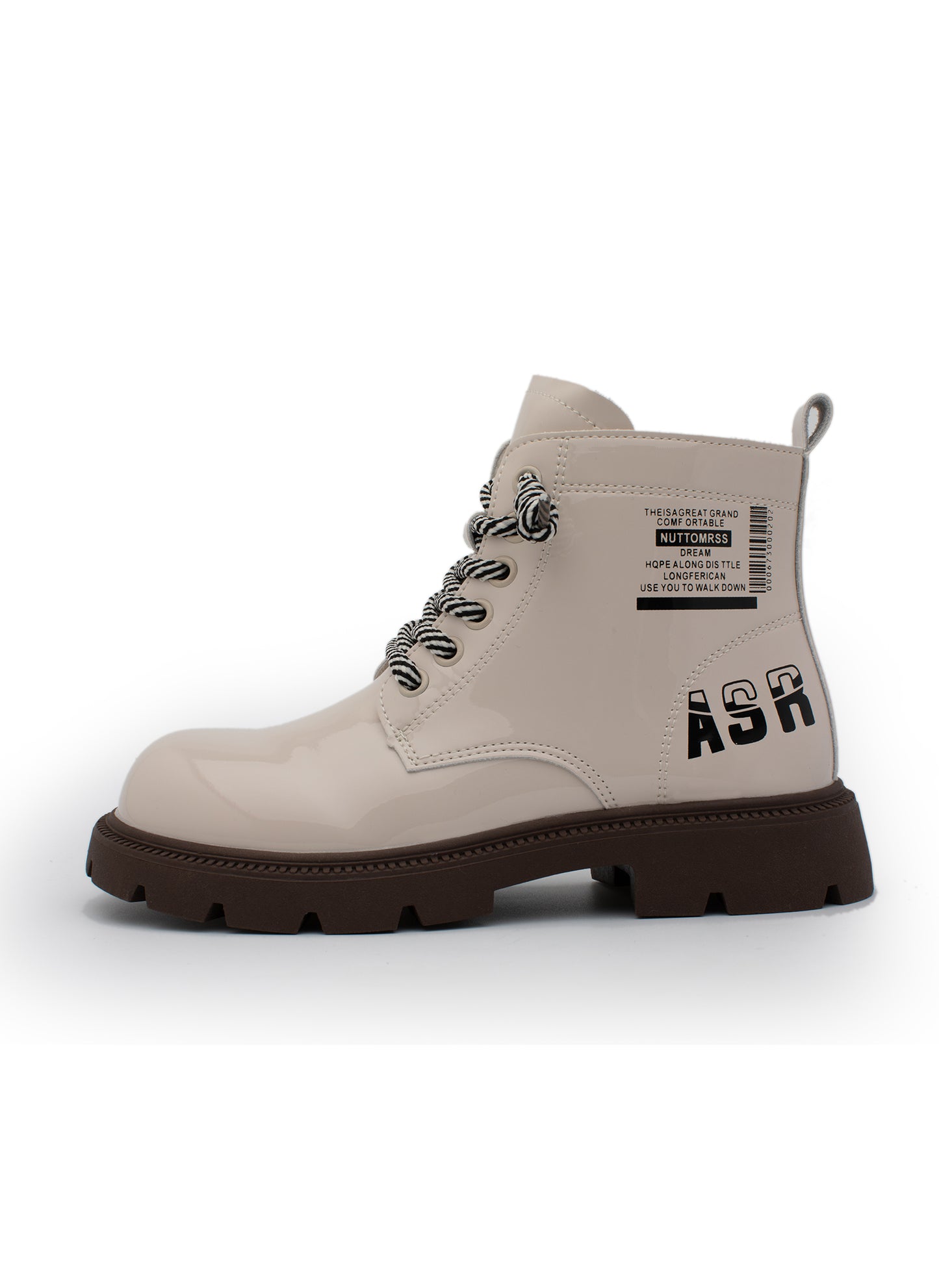 Lucky Kids Side Zipper Lace Up Boots