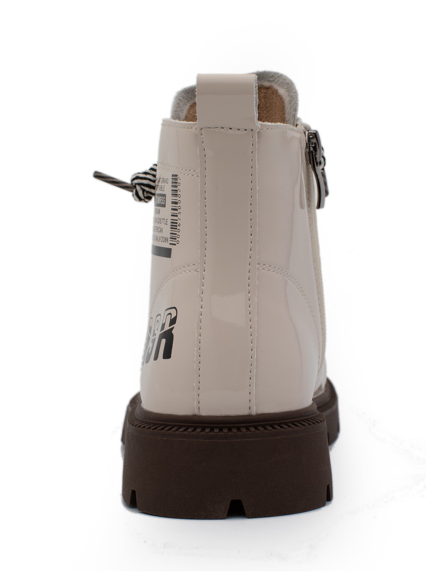 Lucky Kids Side Zipper Lace Up Boots