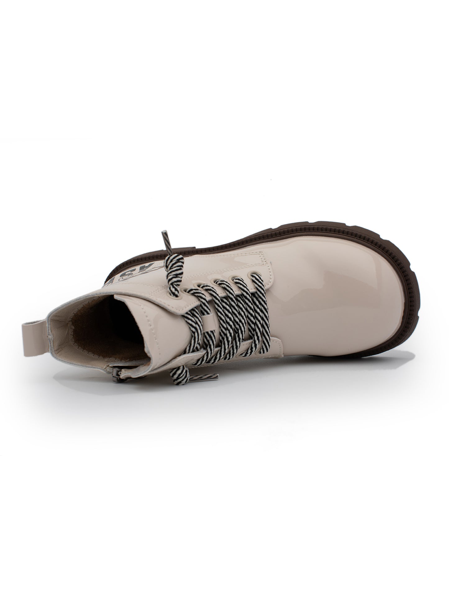 Lucky Kids Side Zipper Lace Up Boots