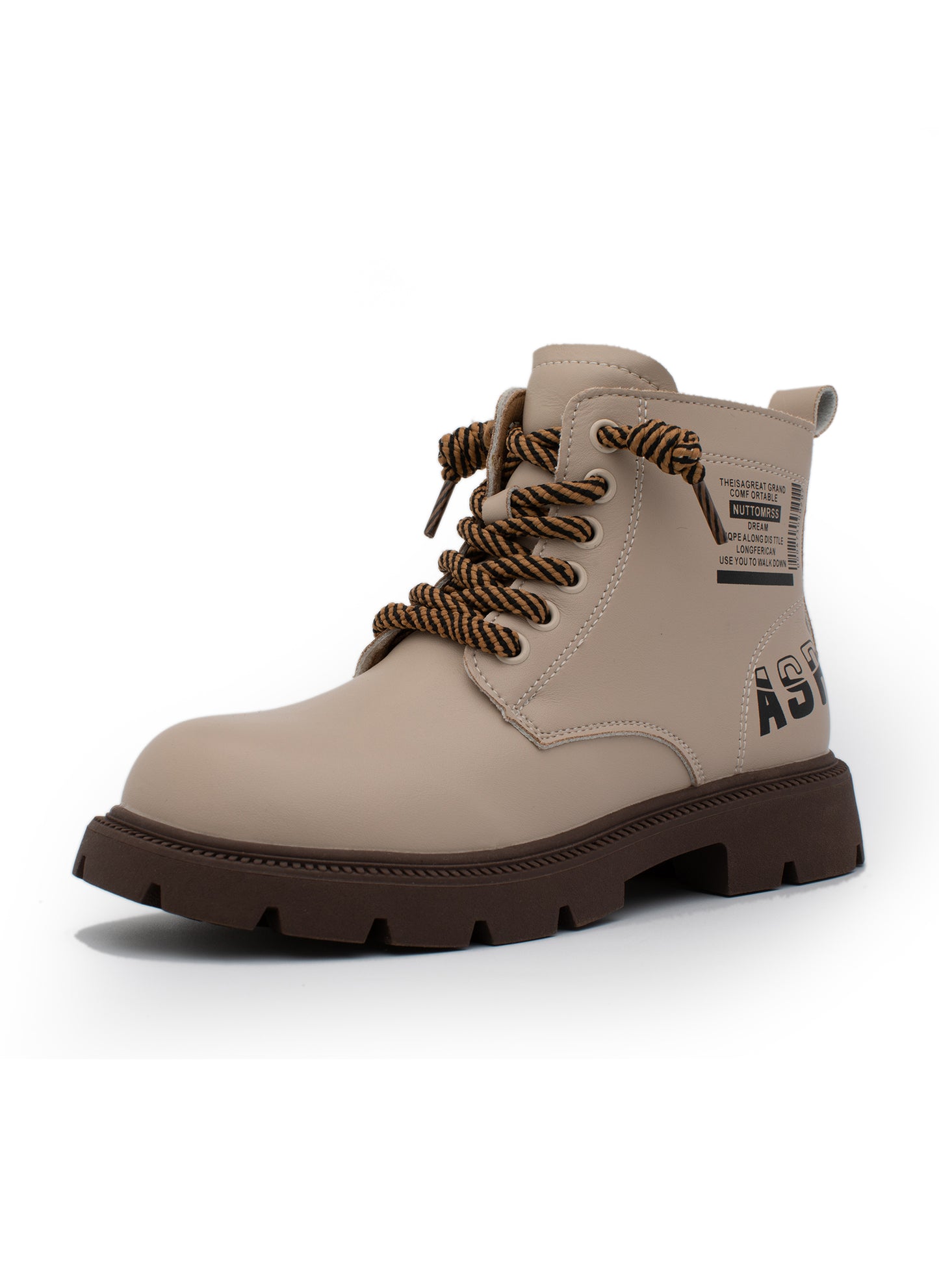 Lucky Kids Side Zipper Lace Up Boots