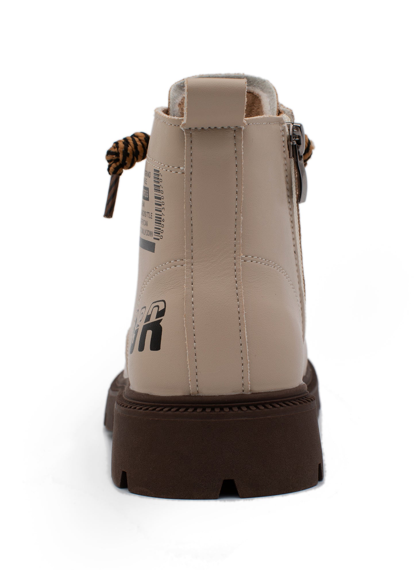 Lucky Kids Side Zipper Lace Up Boots