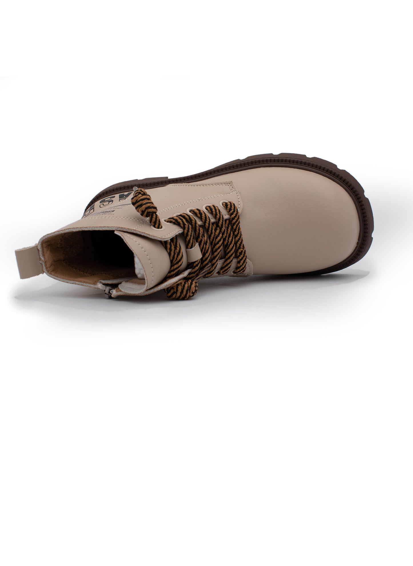 Lucky Kids Side Zipper Lace Up Boots