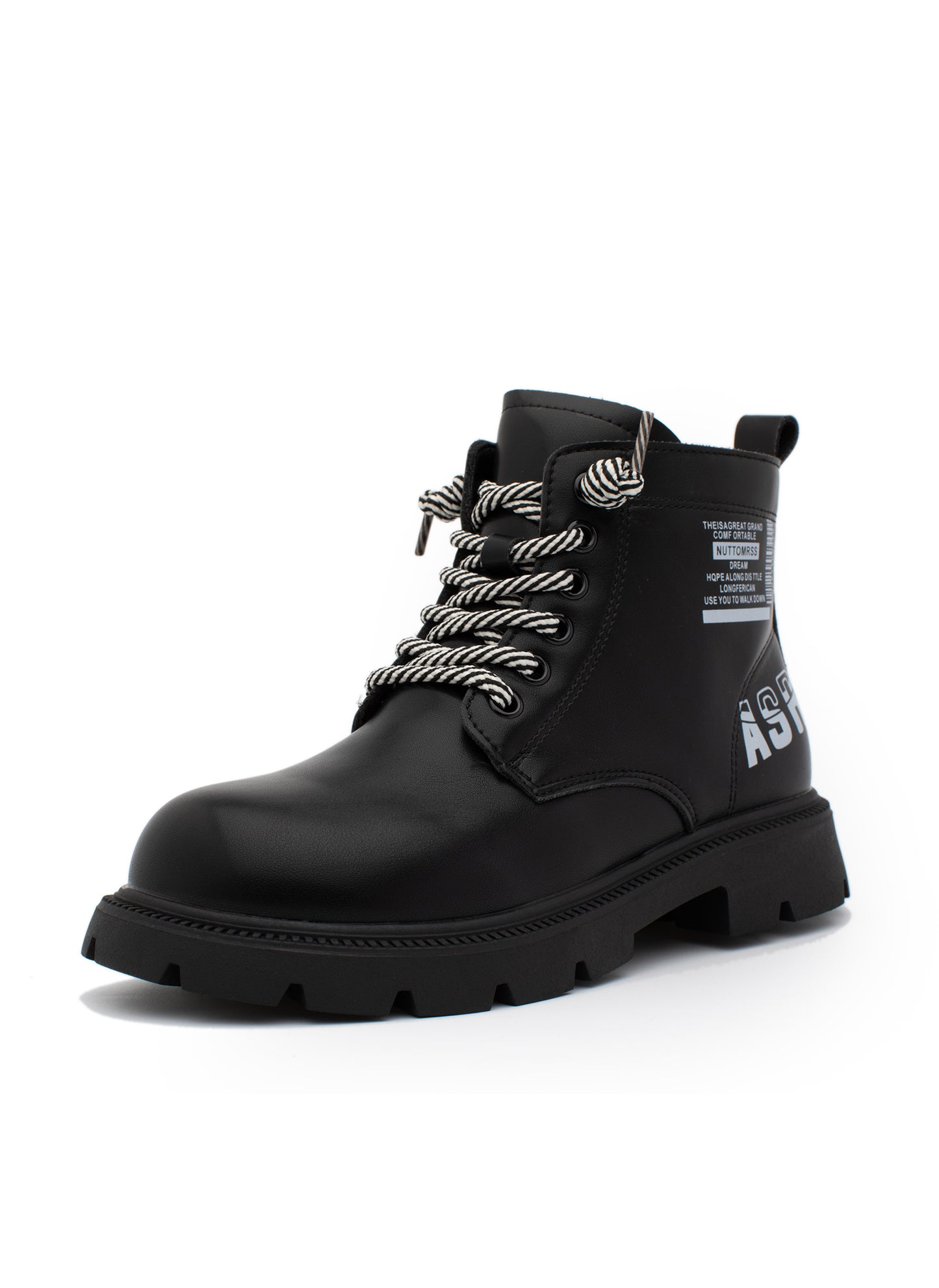 Lucky Kids Side Zipper Lace Up Boots