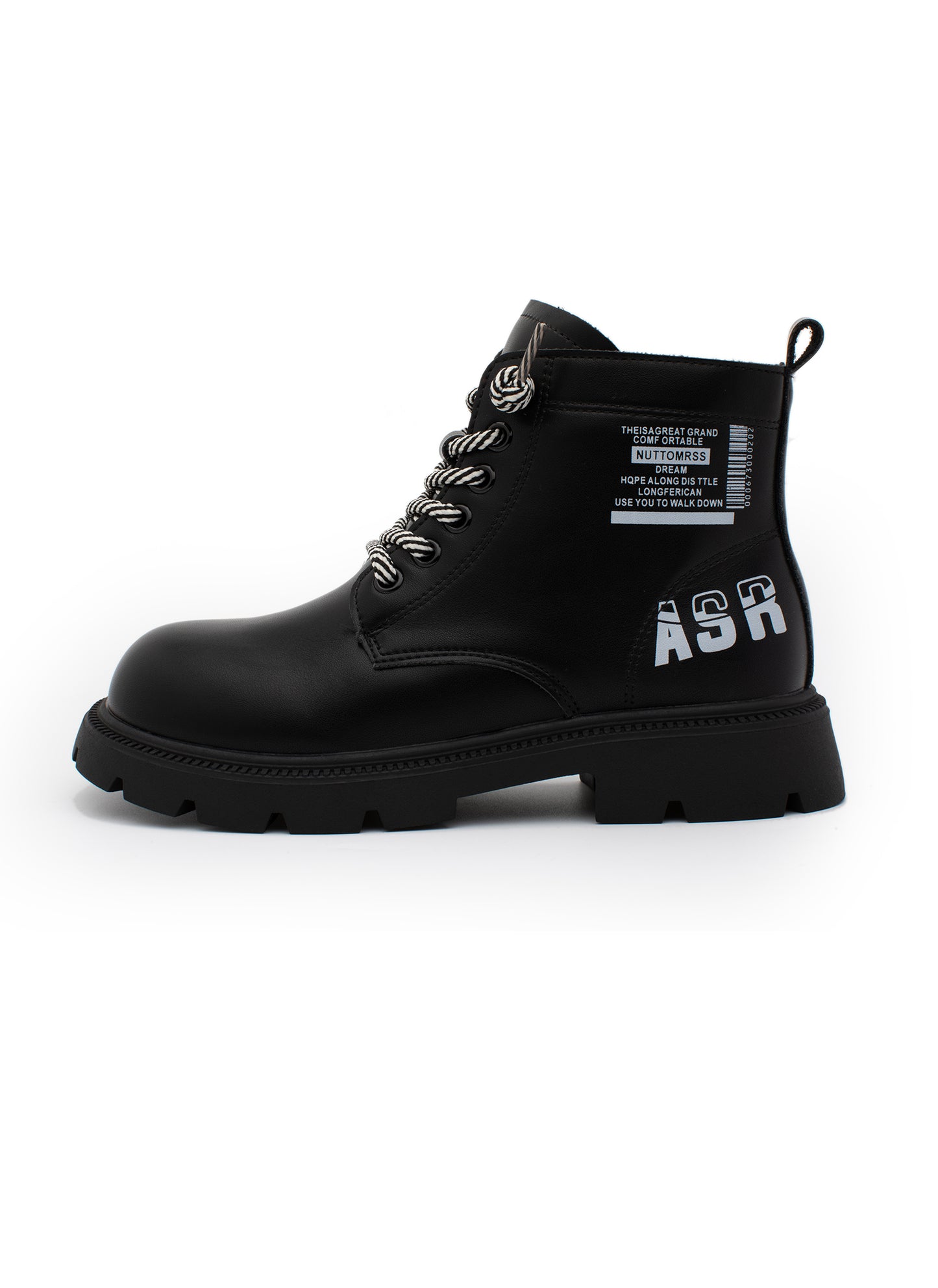 Lucky Kids Side Zipper Lace Up Boots