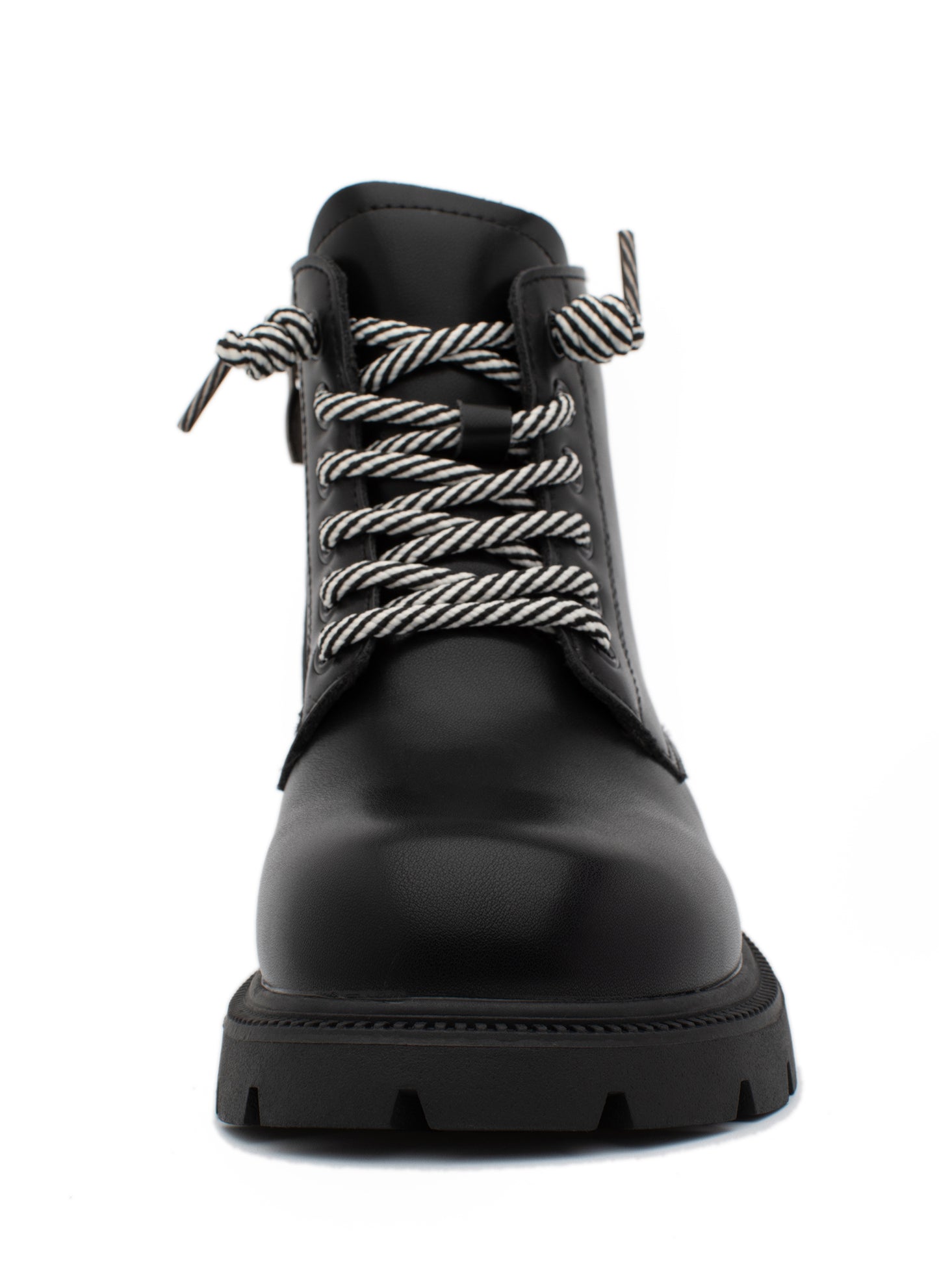 Lucky Kids Side Zipper Lace Up Boots