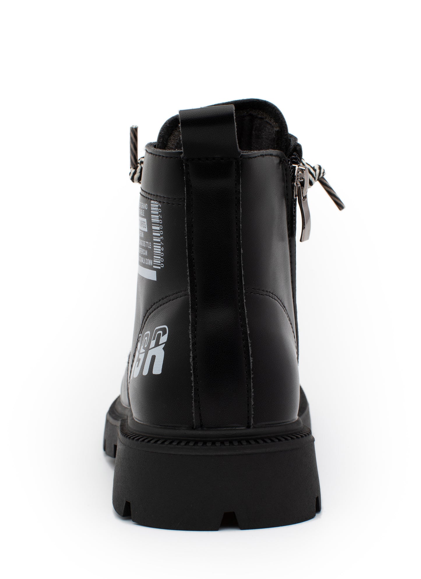 Lucky Kids Side Zipper Lace Up Boots