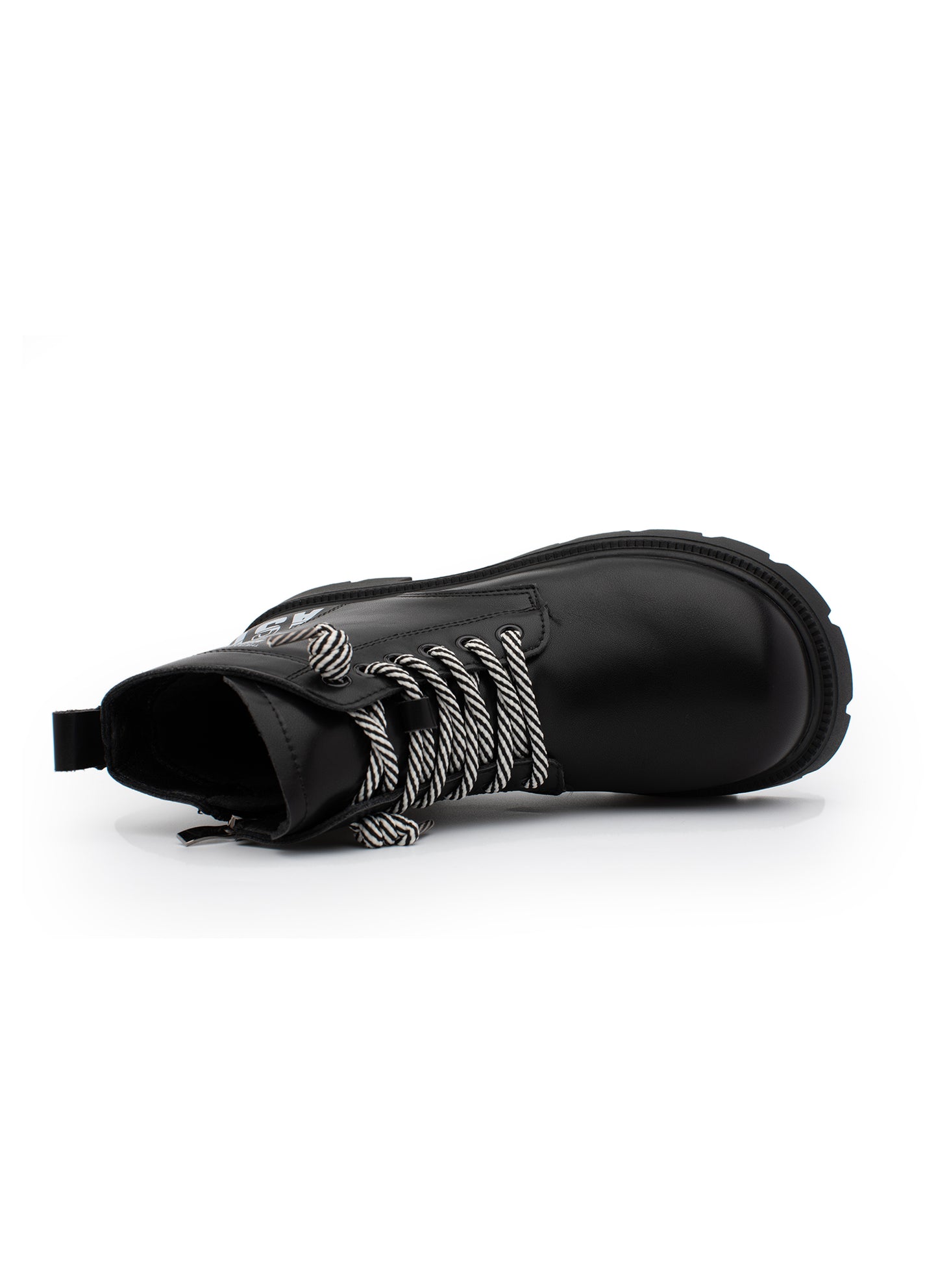 Lucky Kids Side Zipper Lace Up Boots