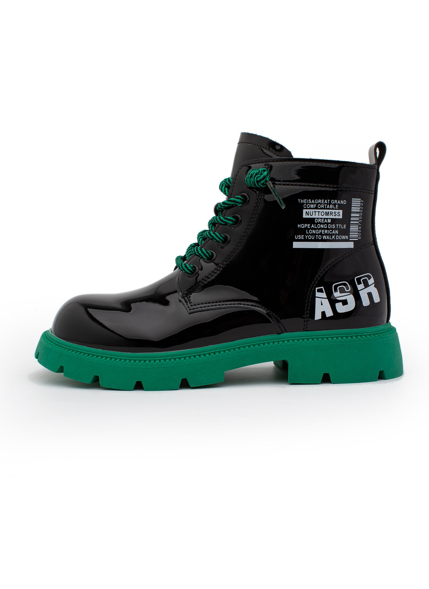 Lucky Kids Side Zipper Lace Up Boots