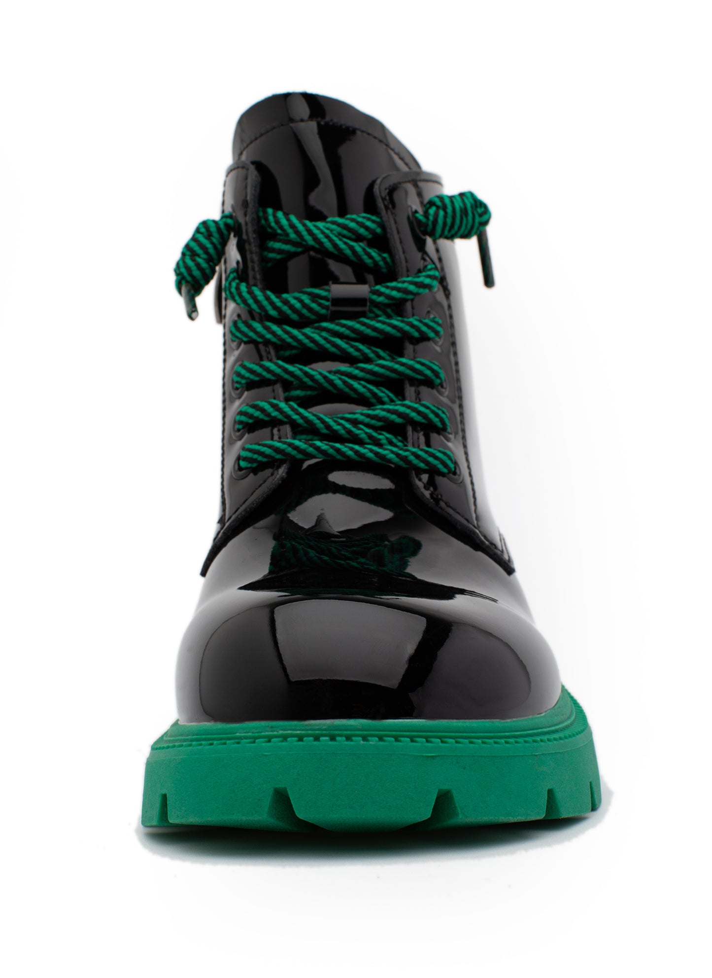 Lucky Kids Side Zipper Lace Up Boots